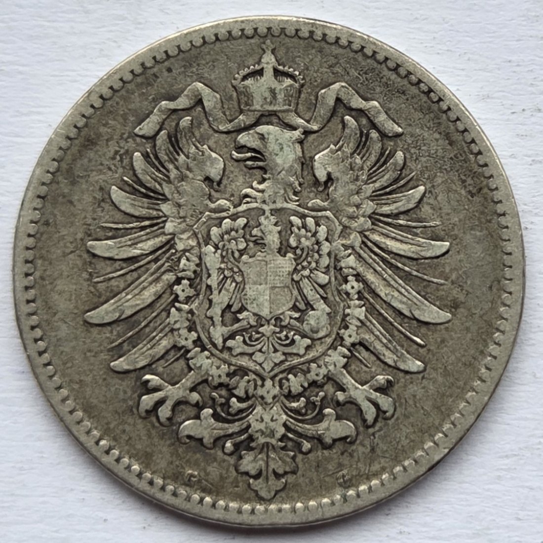  Kaiserreich: 1 Mark 1886 G   