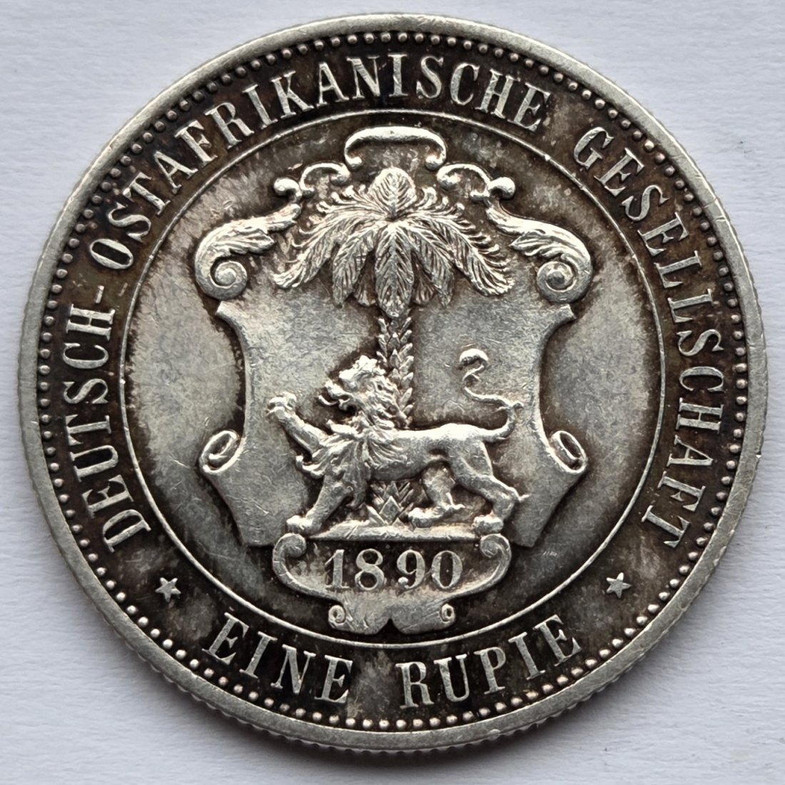  Deutsch-Ostafrika: 1 Rupie 1890   