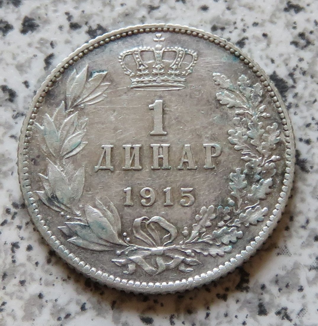  Serbien 1 Dinar 1915   