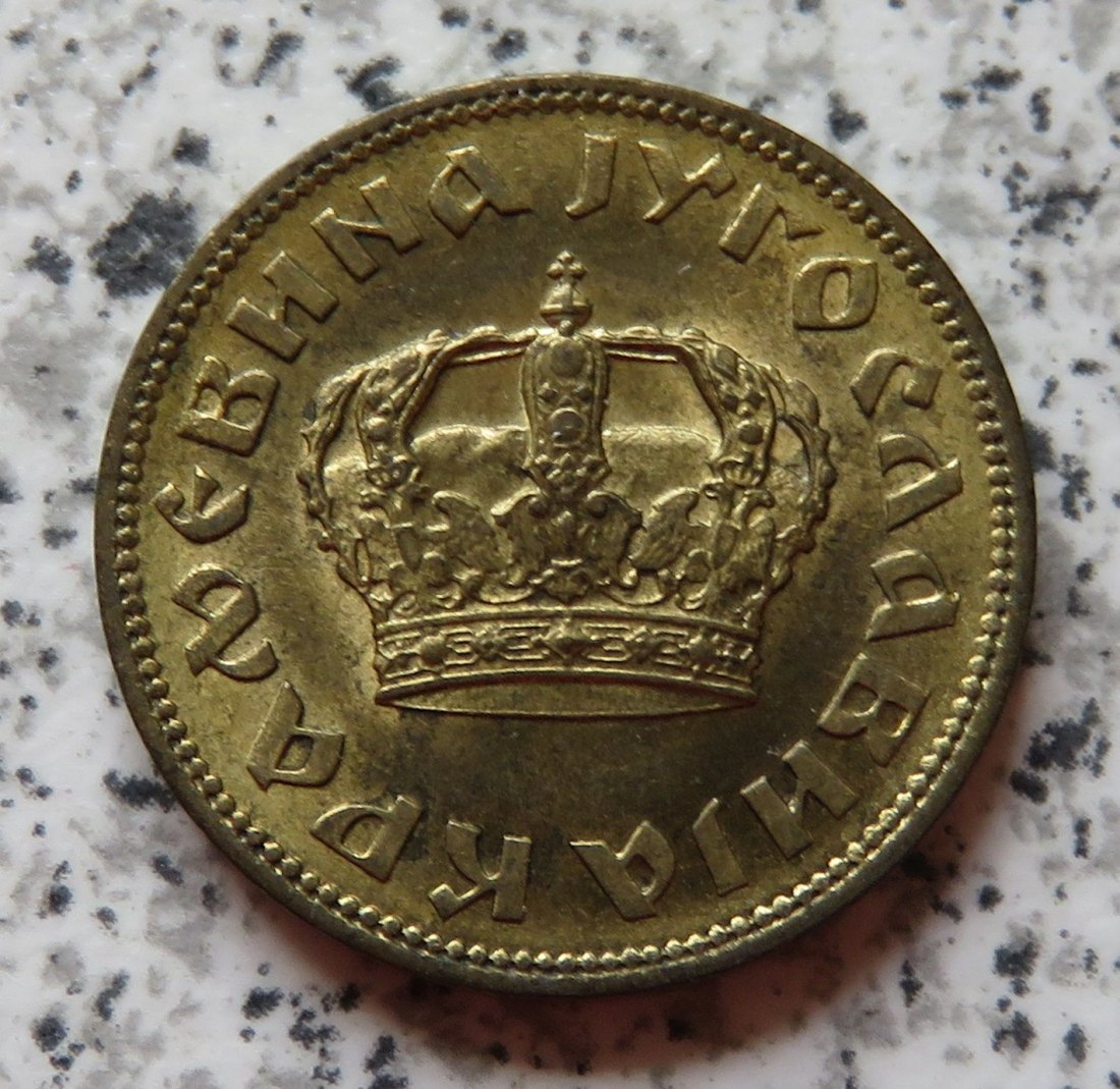  Königreich Jugoslawien 1 Dinar 1938   