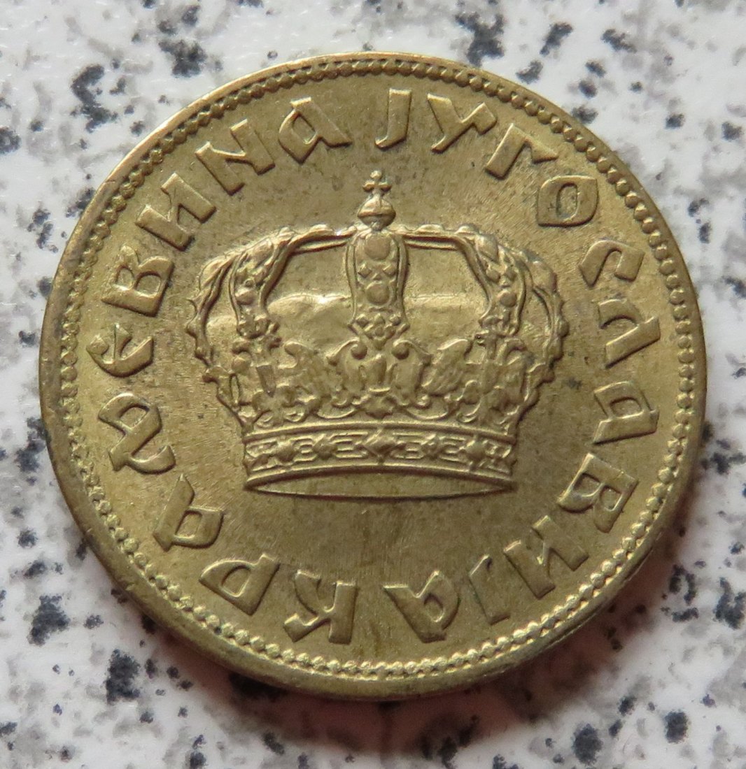  Königreich Jugoslawien 1 Dinar 1938   