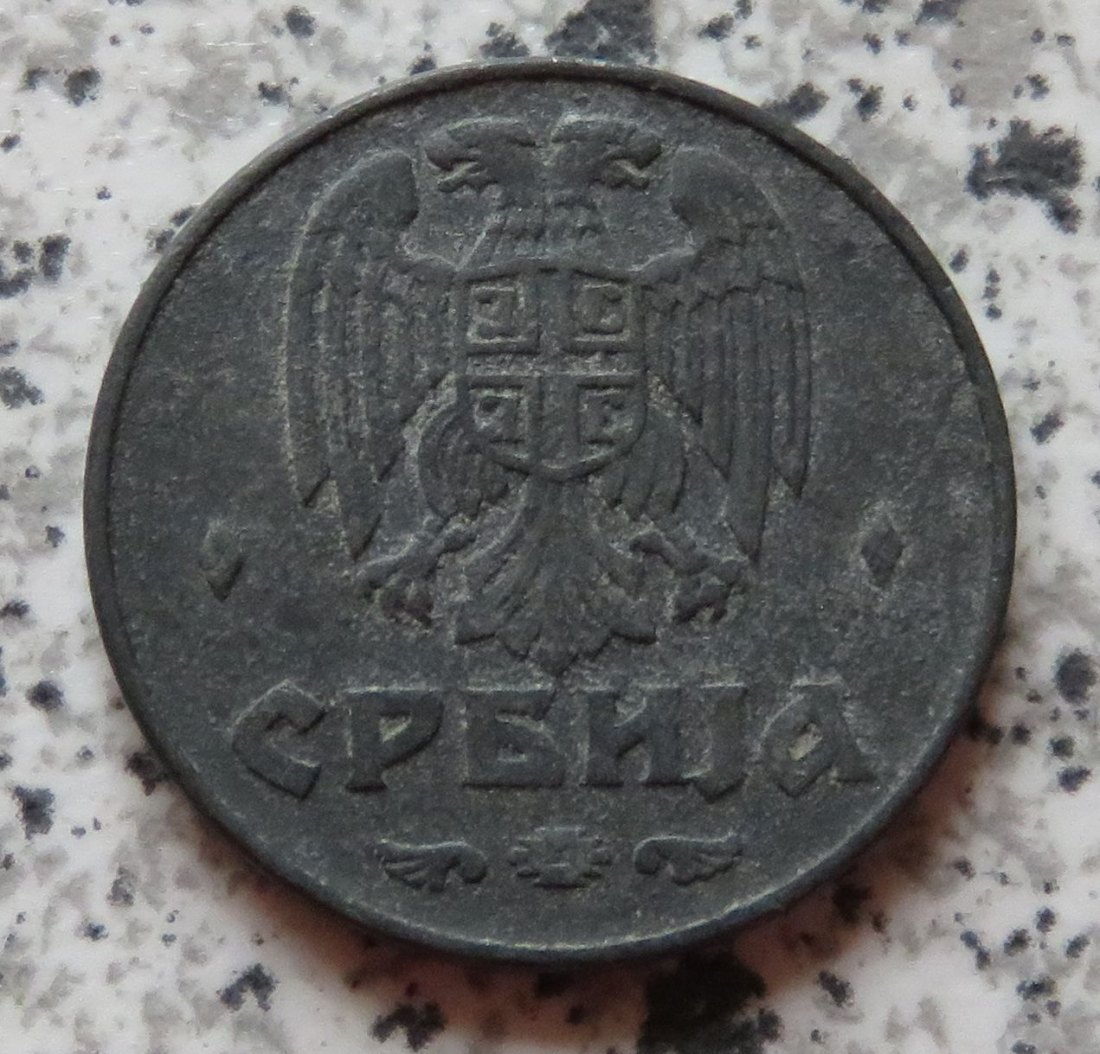  Serbien 1 Dinar 1942   