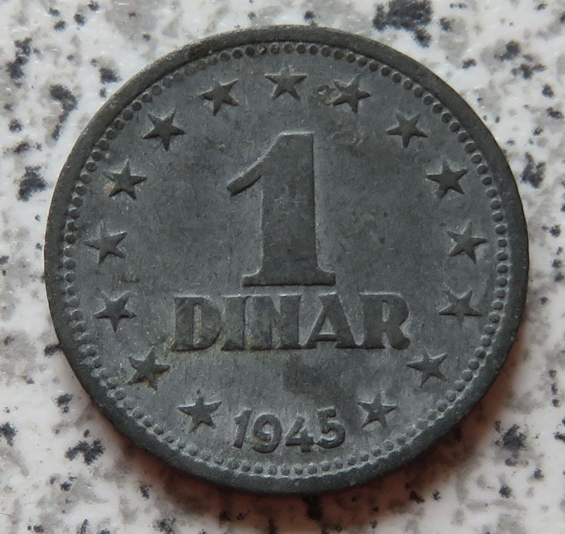  Jugoslawien 1 Dinar 1945   