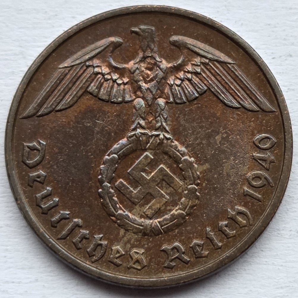  Deutsches Reich: 2 Pfennig 1940 G   