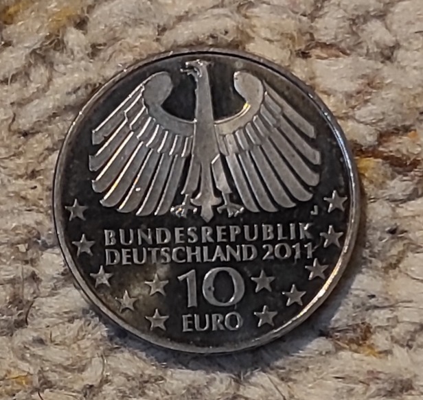  Deutschland 10 € 2011, 100 Jahre Elbtunnel   