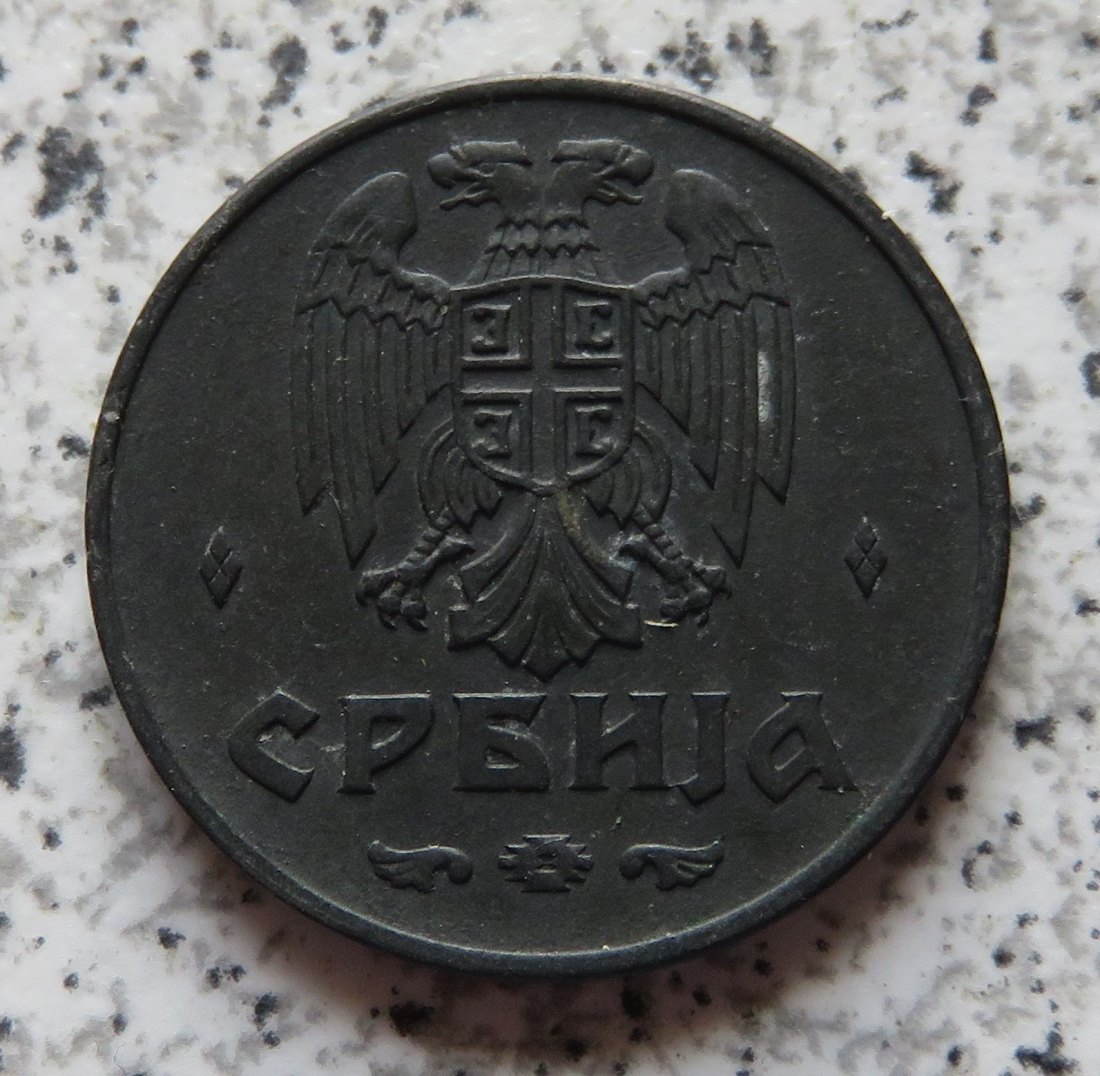  Serbien 2 Dinar 1942   