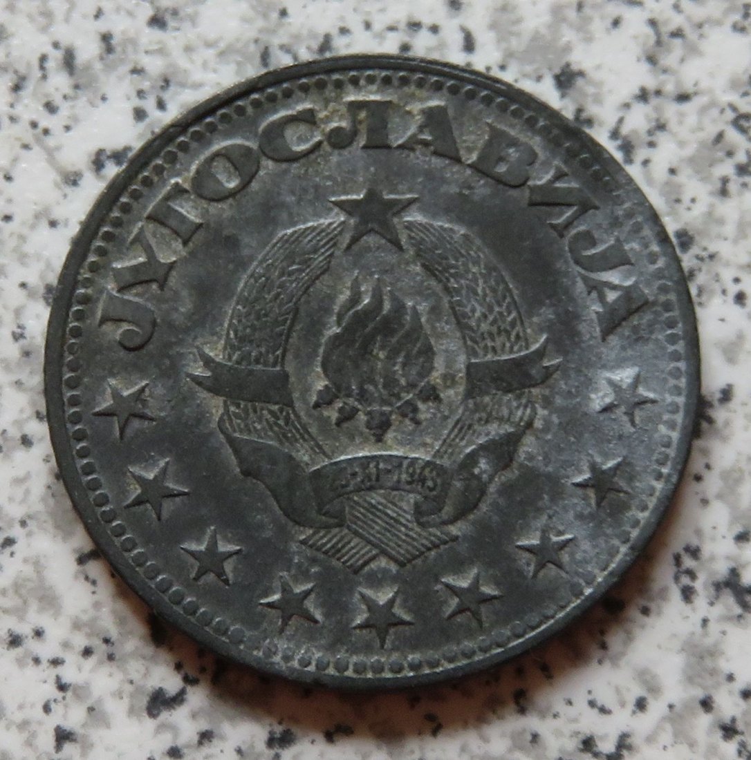  Jugoslawien 5 Dinar 1945   