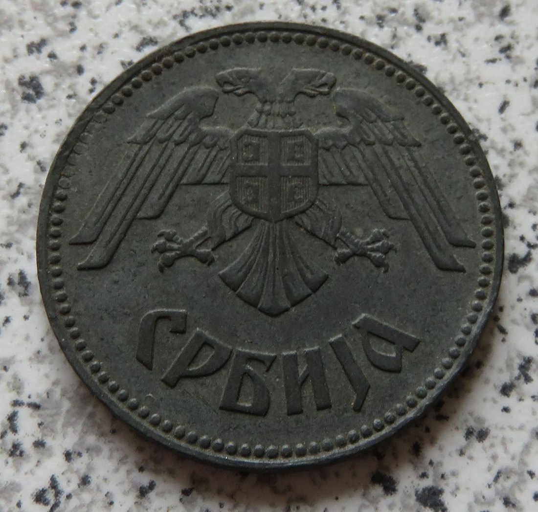  Serbien 10 Dinar 1943   