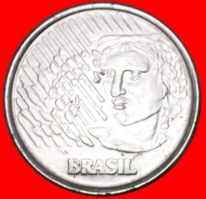  Ⰺ LAUREL HEAD: BRAZIL ★ 50 CENTAVOS 1994! ★LOW START ★ NO RESERVE!   
