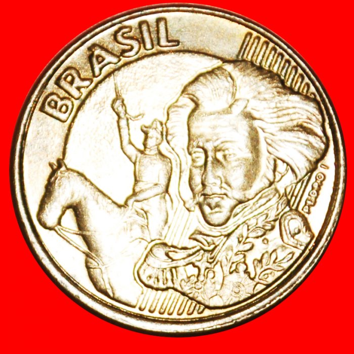  Ⰺ HORSE AND SOUTHERN CROSS: BRAZIL ★ 10 CENTAVOS 2010! PEDRO I (1798-1834)★LOW START ★ NO RESERVE!   