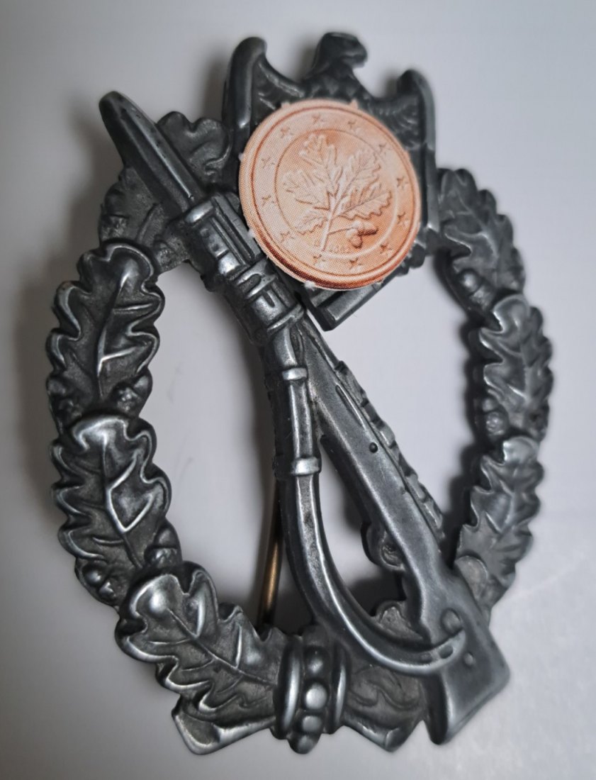  Original Infanteriesturmabzeichen Original Infanteriesturmabzeichen mit Hersteller ÜÜ   