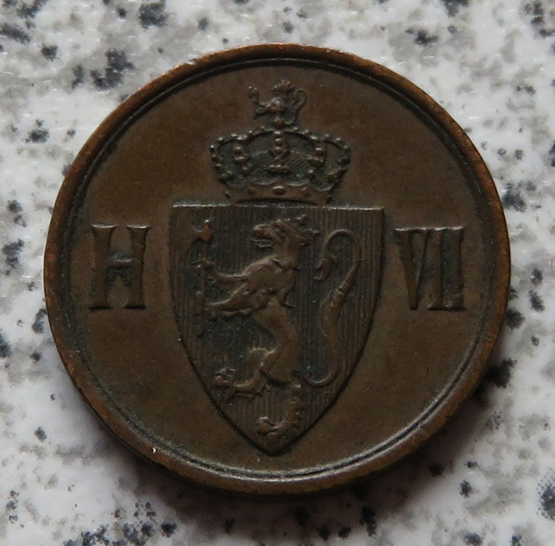  Norwegen 1 Öre 1906   