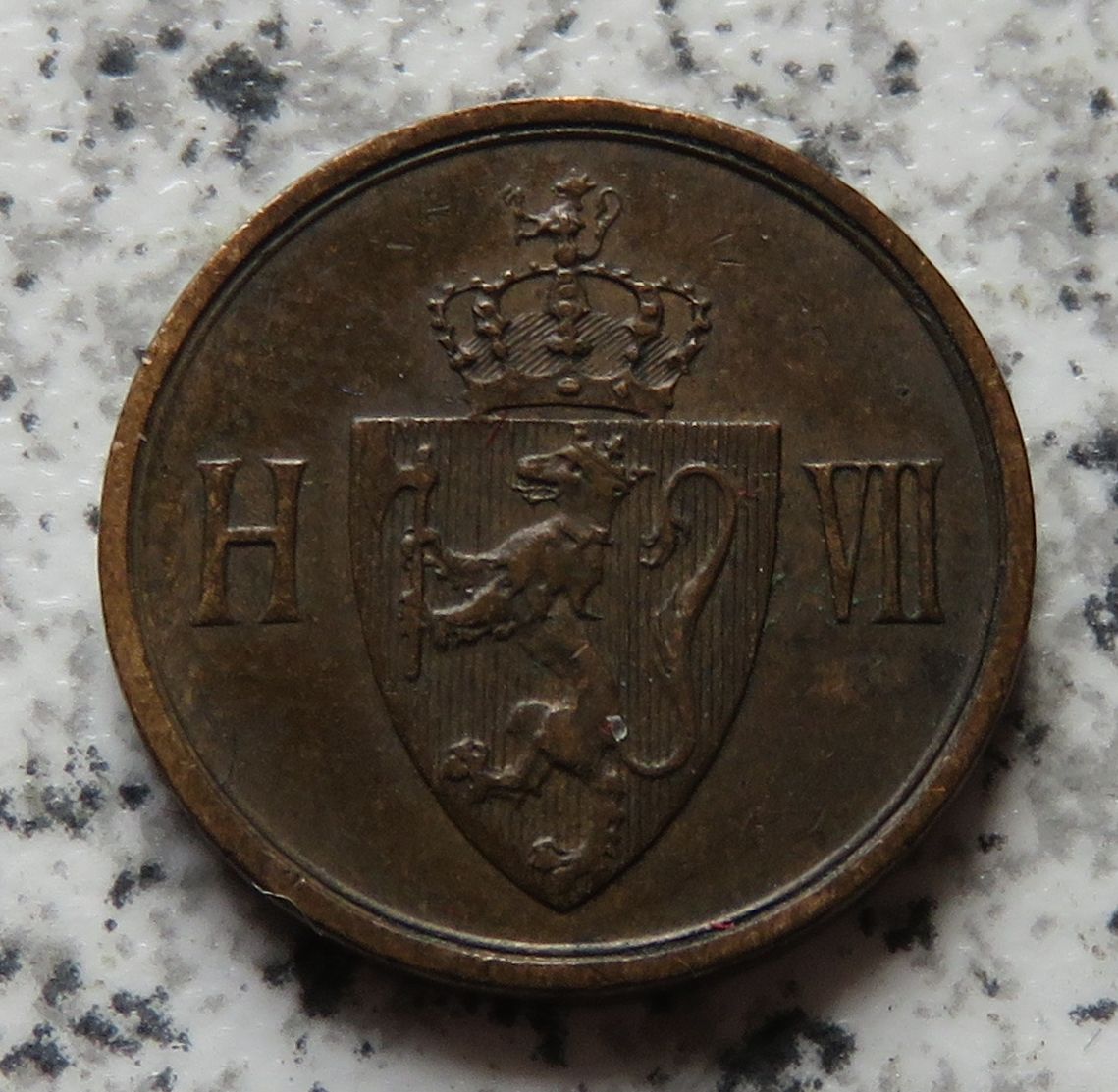  Norwegen 1 Öre 1907   