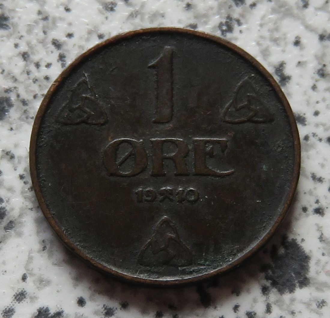  Norwegen 1 Öre 1910   
