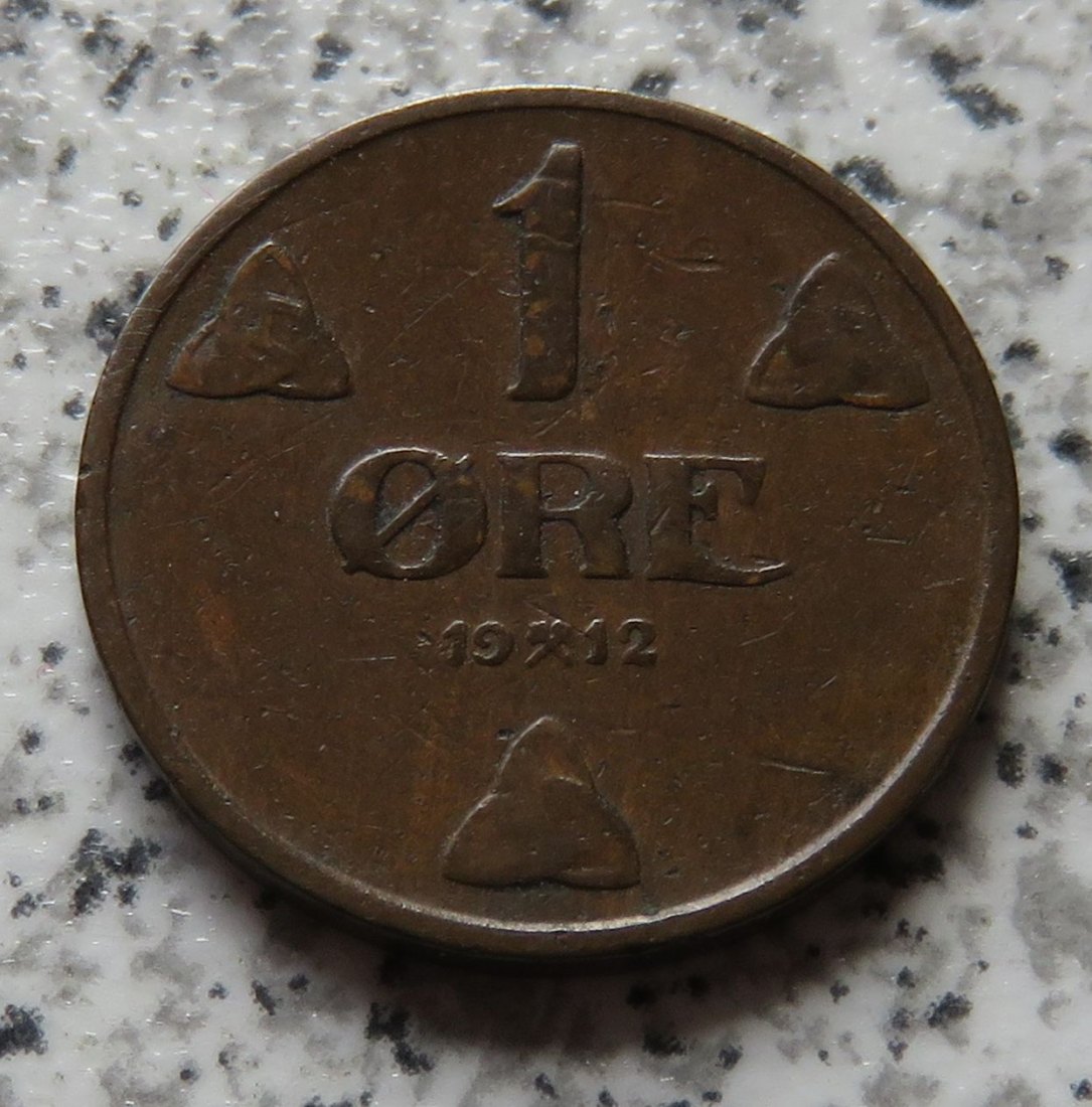  Norwegen 1 Öre 1912   