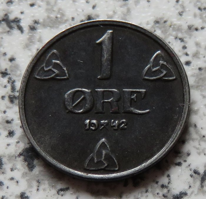  Norwegen 1 Öre 1942   