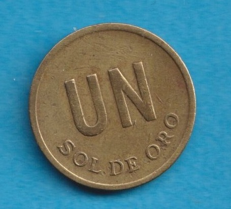  Peru 1 Sol de Oro 1976   