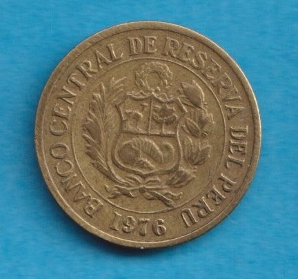  Peru 1 Sol de Oro 1976   