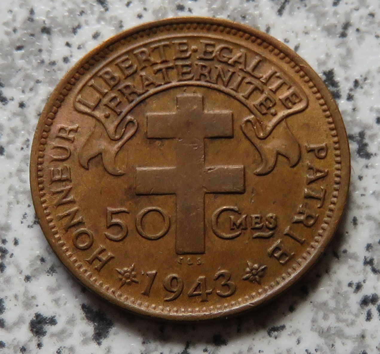  Kamerun 50 Centimes 1943   
