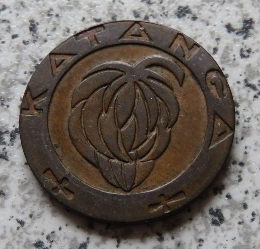  Katanga 1 Franc 1961   