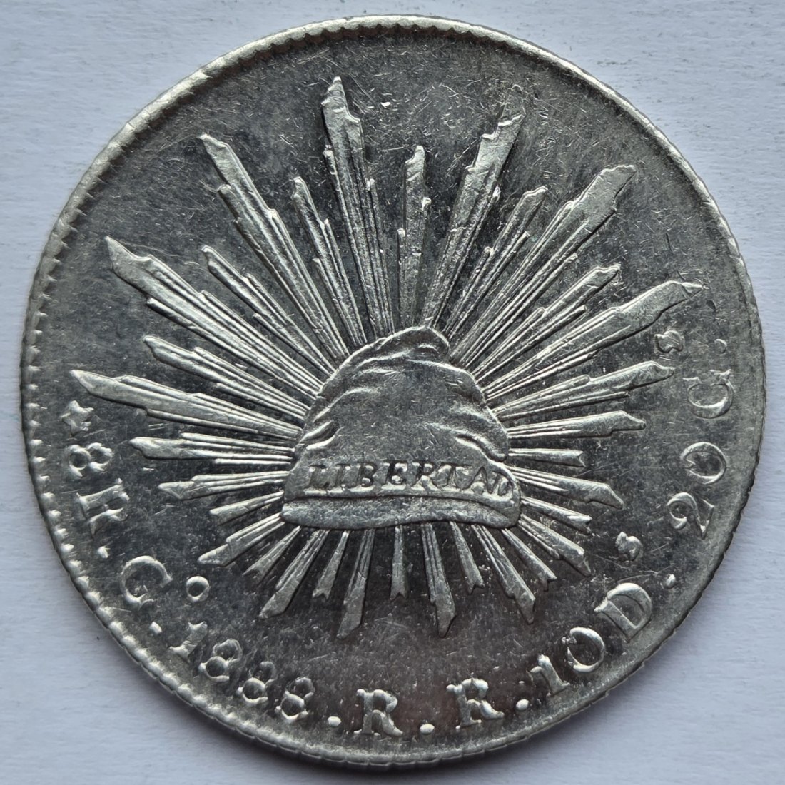  Mexiko: 8 Reales 1888   