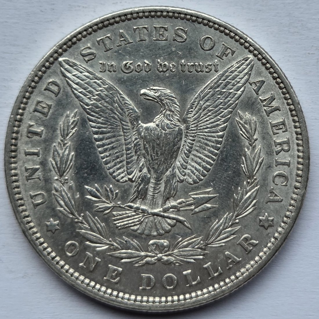  USA Vereinigte Staaten: 1 Dollar (Morgan-Dollar) 1880   