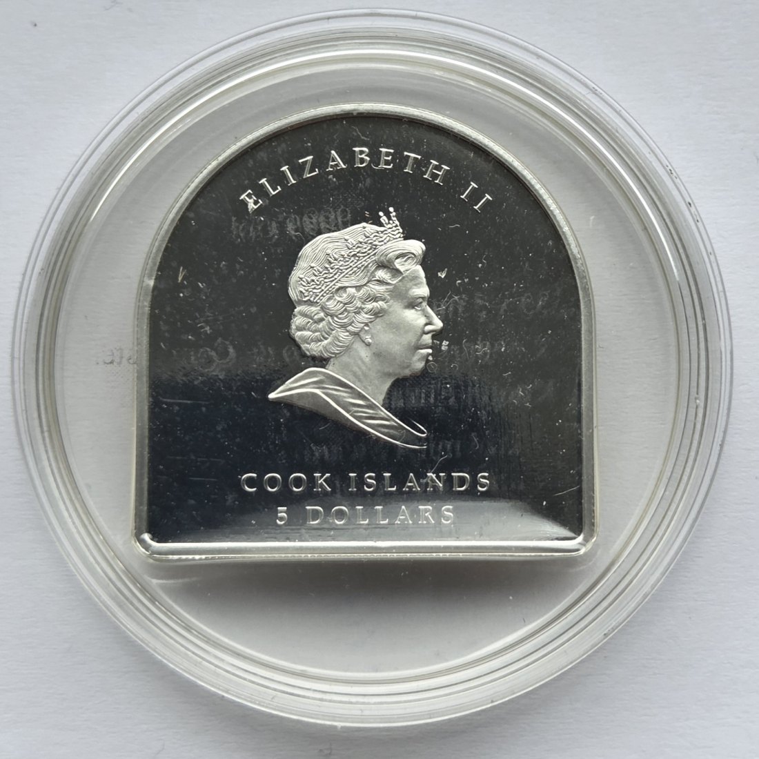  Cook Islands: 5 Dollars Santiago de Compostela 2009, 25 g Feinsilber   