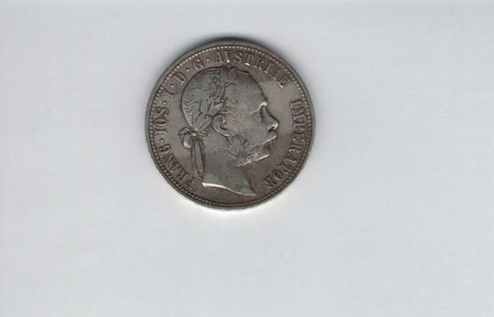  1 Gulden Florin 1875 11,11g fein silber Österreich Franz Joseph I. Spittalgold9800 (4506   