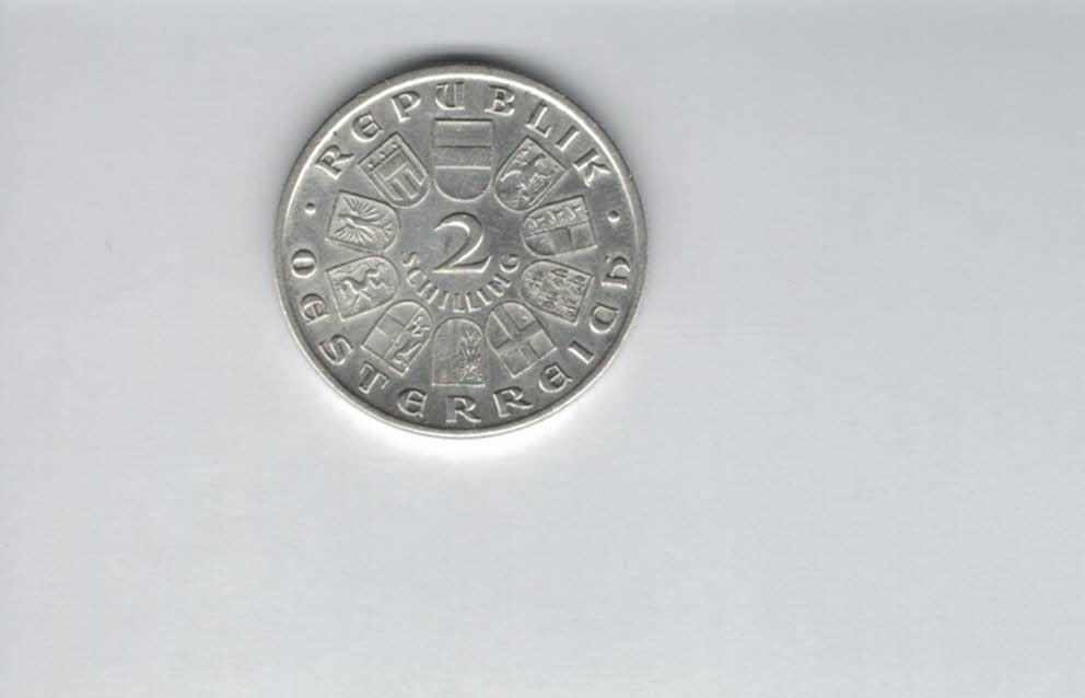  2 Schilling 1928 Franz Schubert 7,68g fein Ag 1. Rep Österreich Spittalgold9800 (2074   