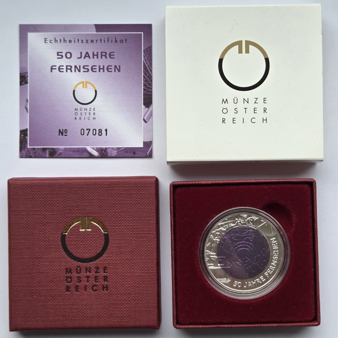  Österreich: 25 Euro Niob Fernsehen 2005   