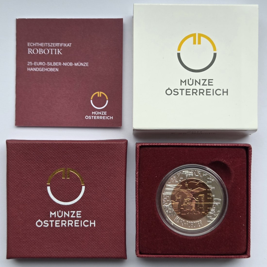  Österreich: 25 Euro Niob Robotik 2011   