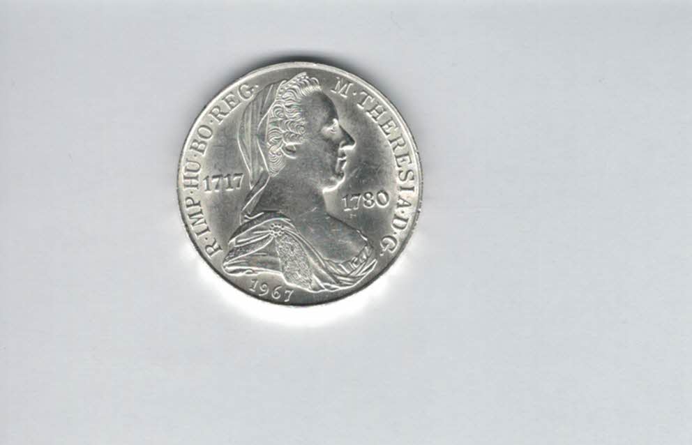  25 Schilling 1967 Maria Theresia silber 10,4g fein Österreich 2. Rep Spittalgold9800 (4588/13)   