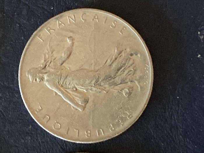  Münze Münzen Umlaufmünze Frankreich 1 Franc 1978   