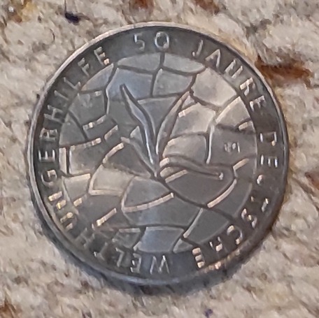  Deutschland 10 € 2012, 50 Jahre Deutsche Welthungerhilfe   