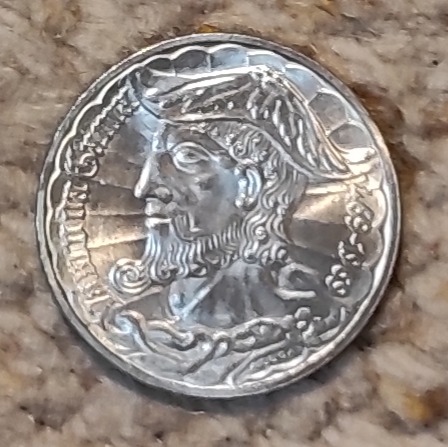  Portugal 50 Escudos 1969, SILBER, Geburt von Vascoda Gama   