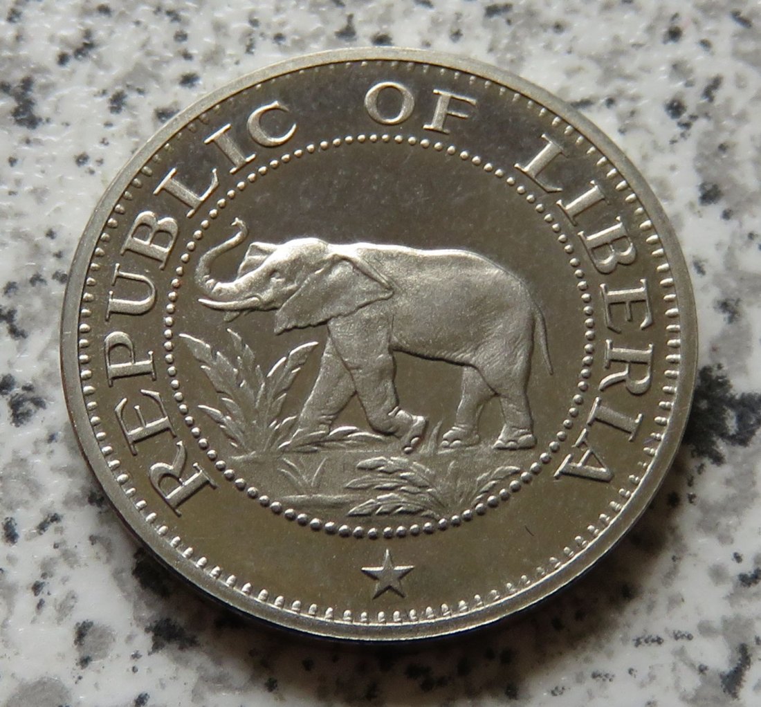  Liberia 5 Cents 1974   