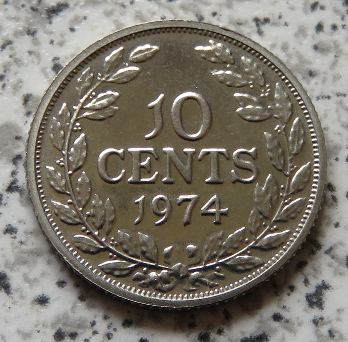  Liberia 10 Cents 1974   