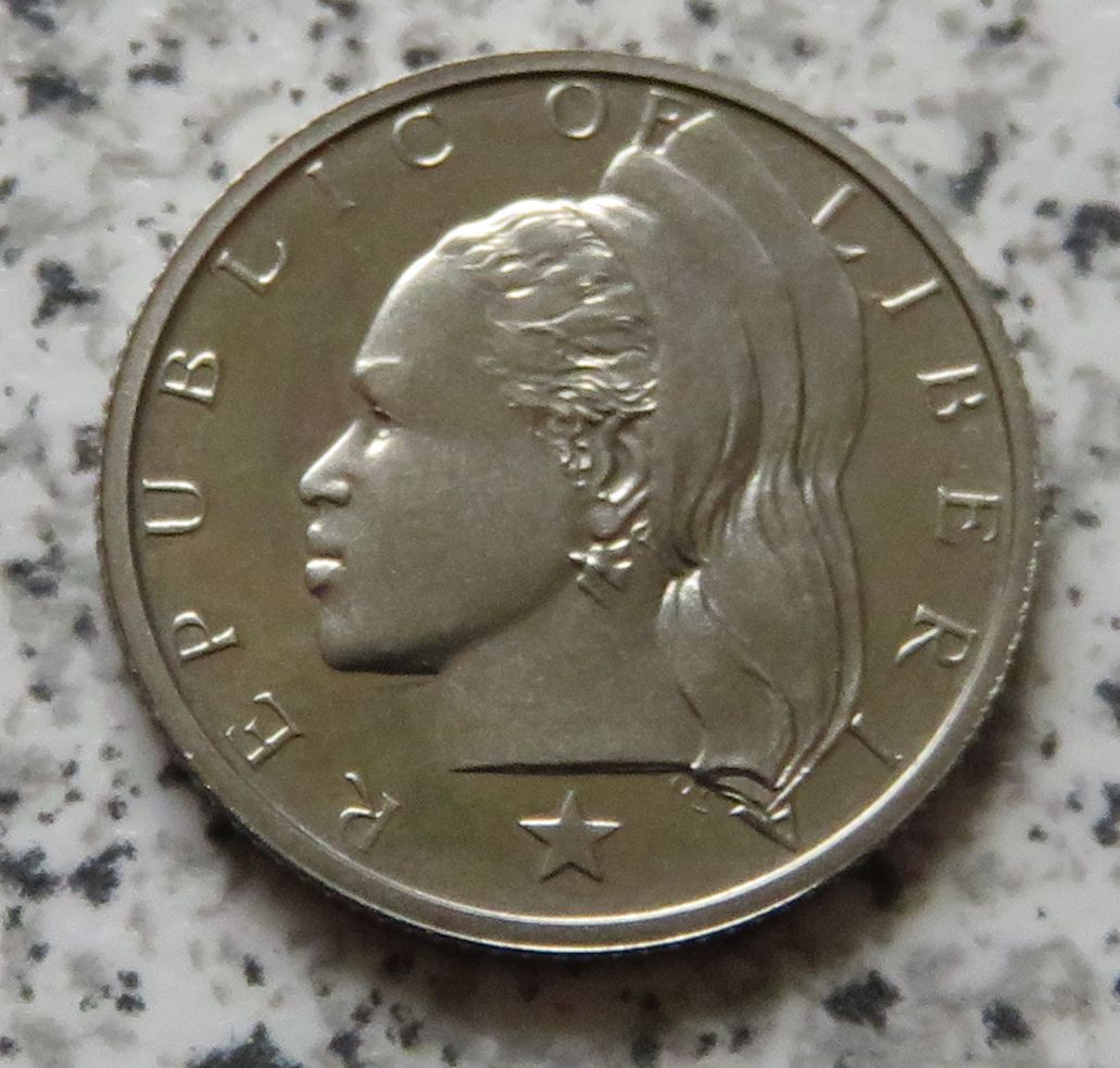  Liberia 10 Cents 1974   