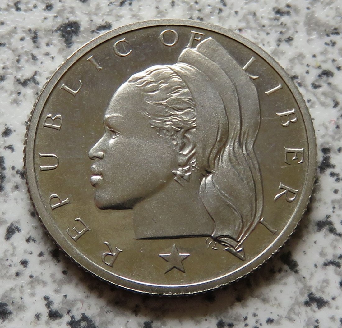  Liberia 25 Cents 1974   