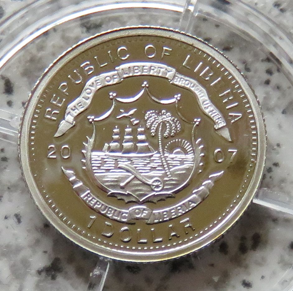  Liberia 1 Dollar 2007   