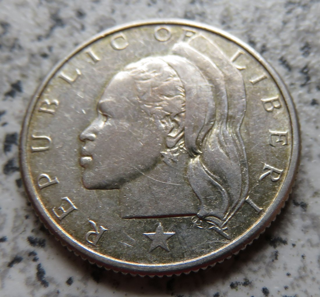  Liberia 25 Cents 1960   