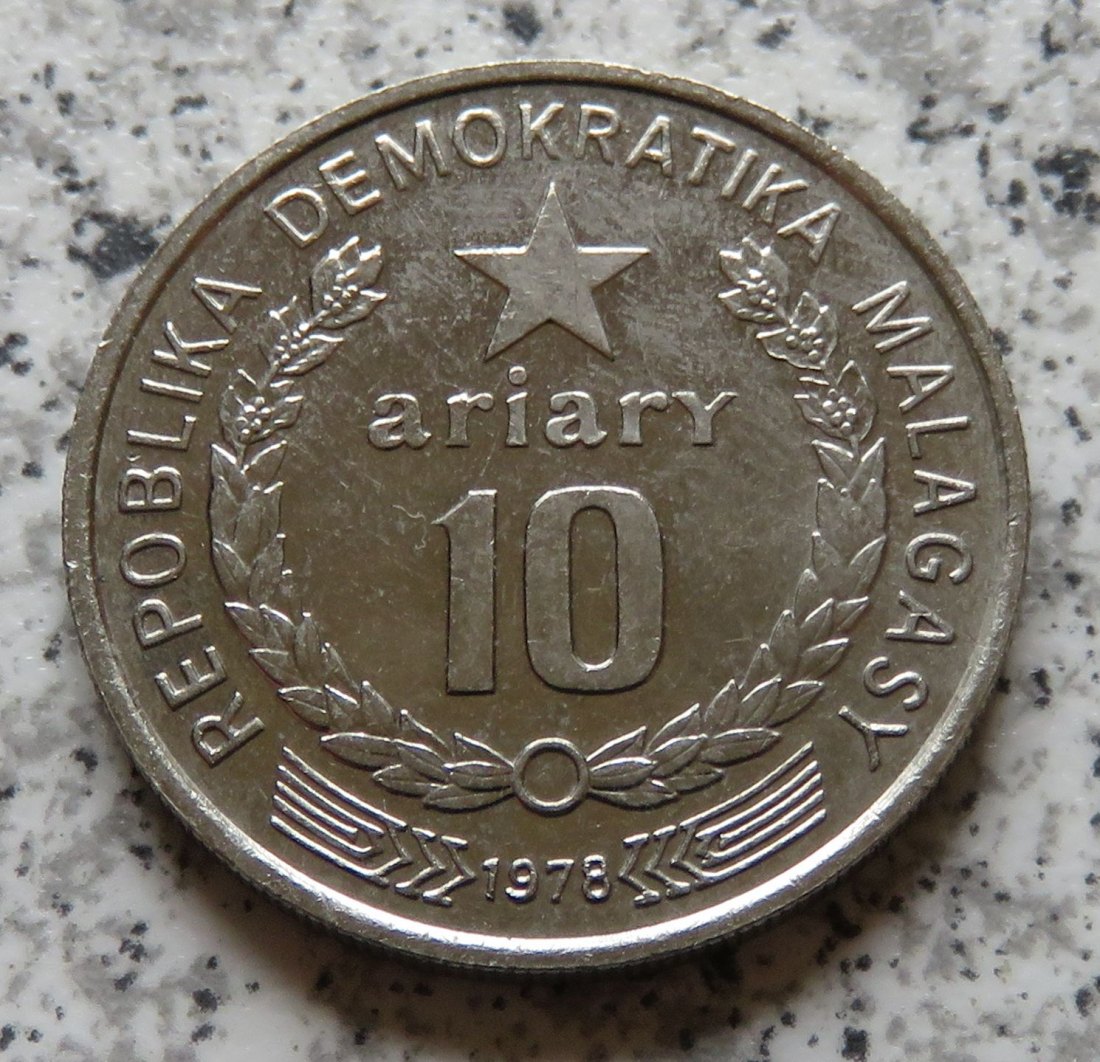  Madagaskar 10 Ariary 1978   