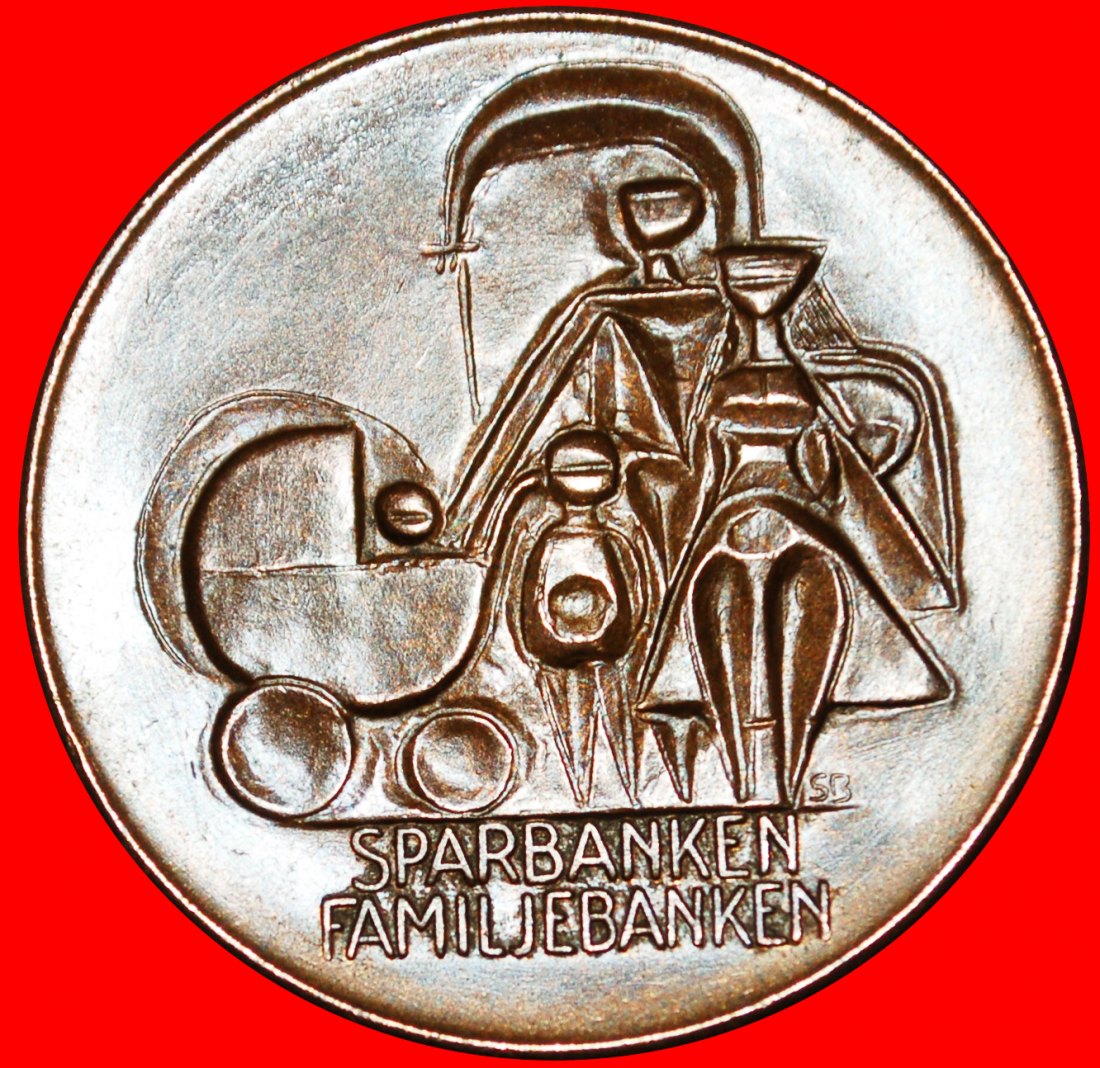  Ⰺ FAMILIE: SCHWEDEN★ BANK 1960 WELTBAUM! GERADE VERÖFFENTLICHT! OHNE VORBEHALT!   