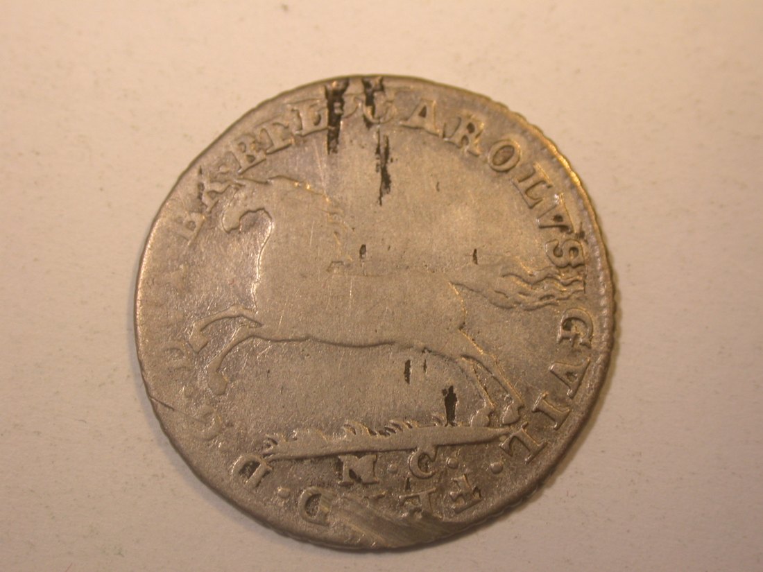  J11  Braunschweig Wolfenbüttel  1/12 Taler 1787 in s-ss  Originalbilder   