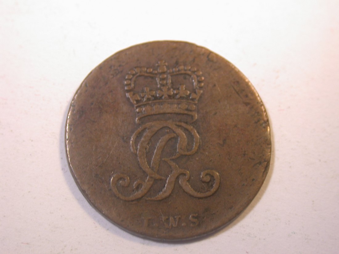  J11  Braunschweig Lüneburg 1 Pfennig 1779 in s-ss  - R -   Originalbilder   