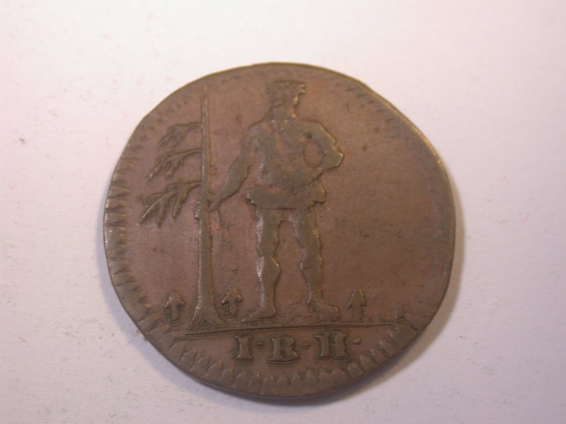  J11  Br. Calenberg Hannover  1 Pfennig 1741 in ss   Originalbilder   