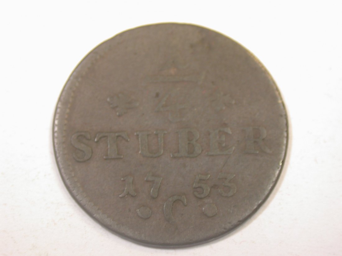  J11  Brandenburg Preussen Cleve  1/4 Stüber in schön    Originalbilder   