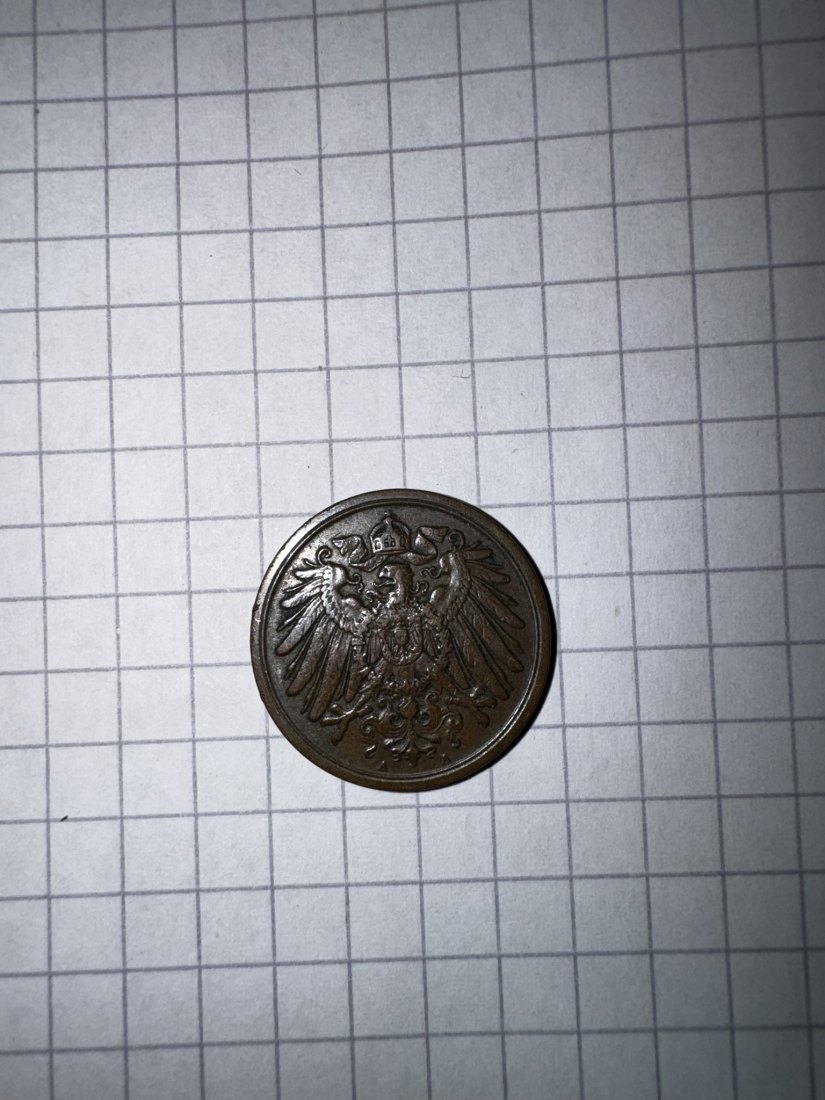  Deutschland, 2 Pfennig, 1911, guter Zustand   