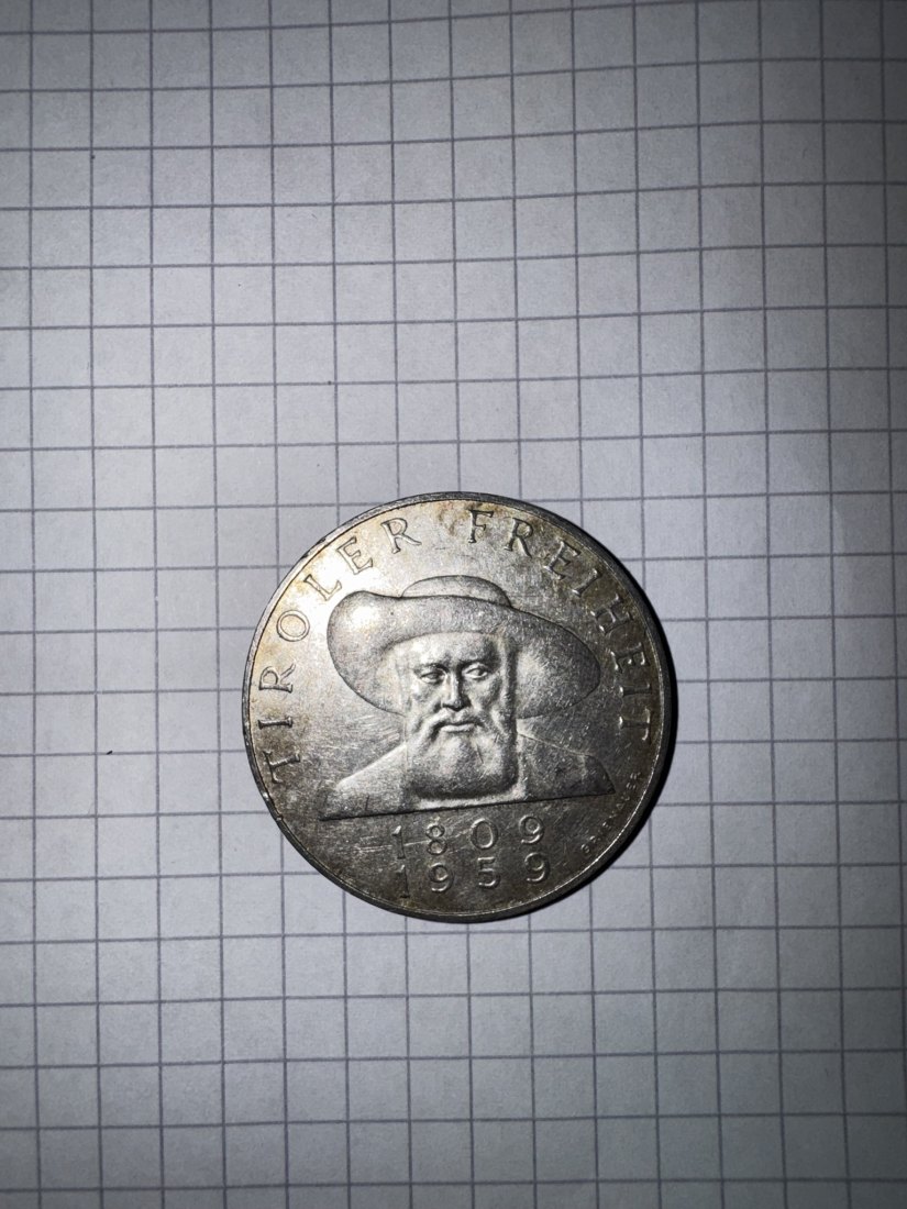  Österreich, Fünfzig Schilling, 1959, guter Zustand   