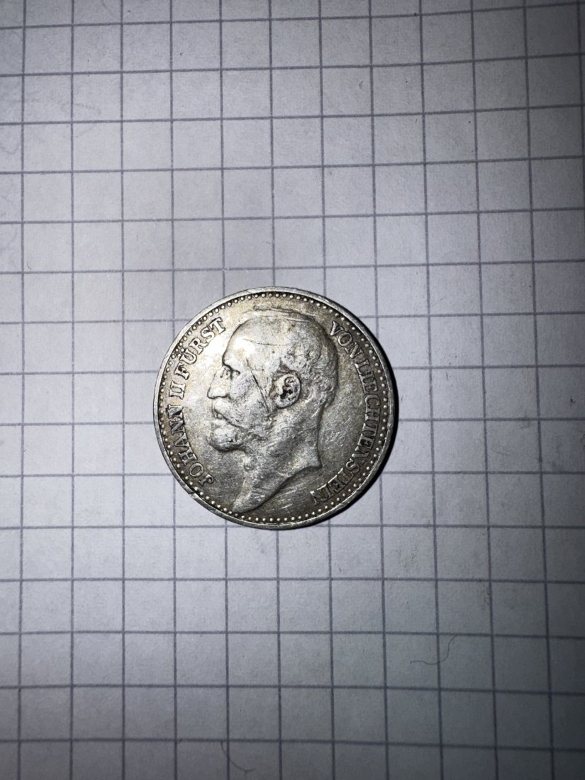  Lichtenstein, 1 Krone, 1904   